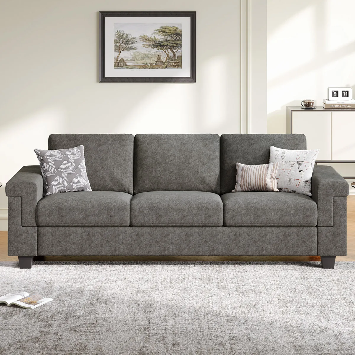 Adame Boneless 79'' Convertible Sleeper Sofa Bed (Mercer41)