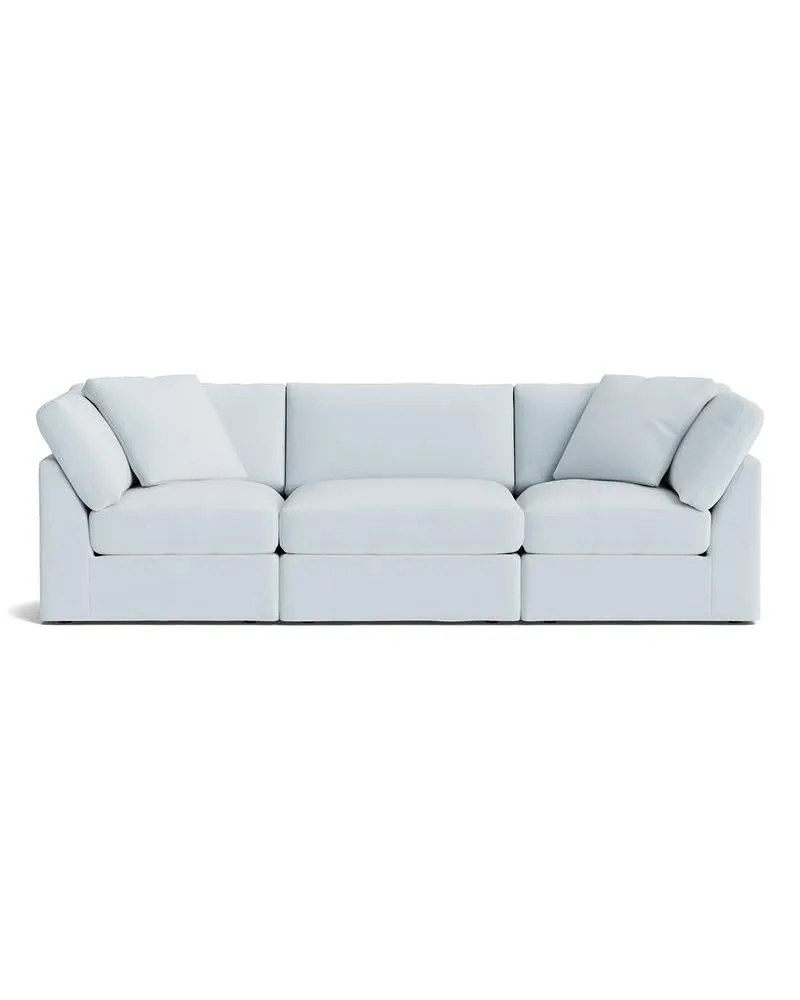Get Together™ 3-Piece Modular Sofa, Standard, Cream Linen