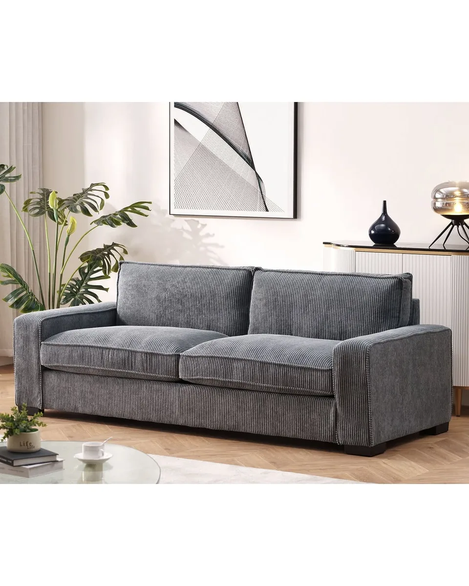Luxe - Sofa With Sleek Design, Spacious And Comfortable 3 Seater Couch
