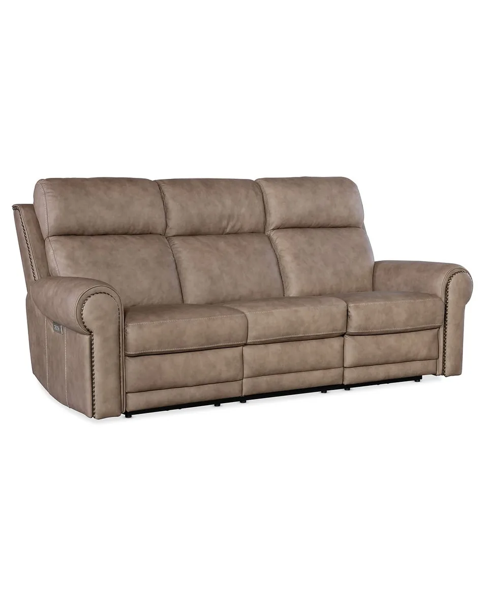 MS - Duncan Power Sofa With Power Headrest & Lumbar