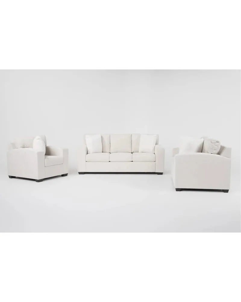 Rincon Cream 3 Piece Sofa | Loveseat | Chair