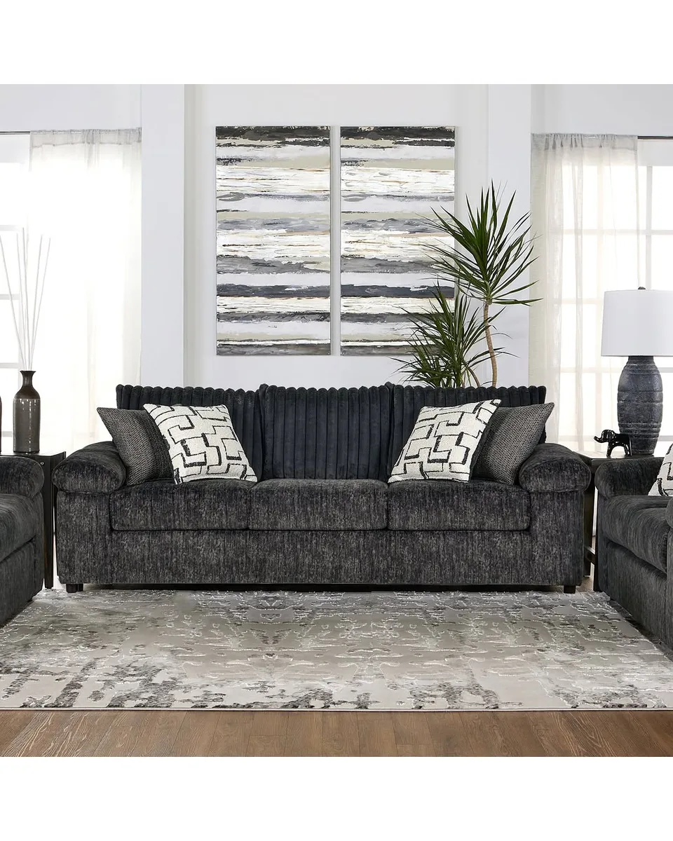 Roundhill Furniture Nason Wide Wale Corduroy Sofa
