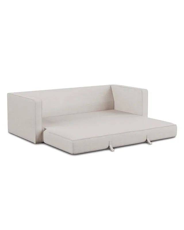 Sven 88" Tufted Sofa Bed - Biscuit Cream