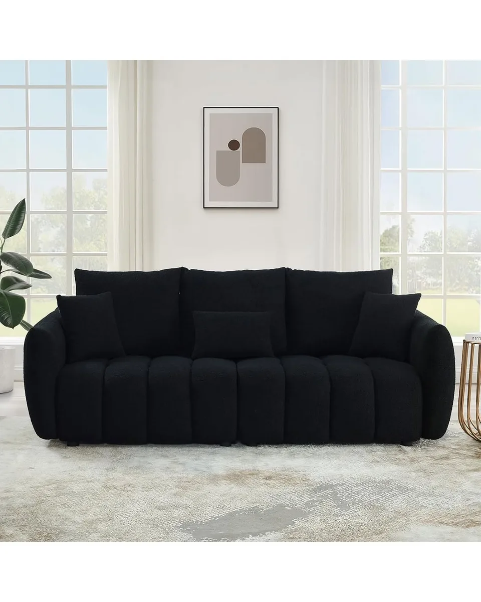 L1030 Royce Modern Sofa - Black