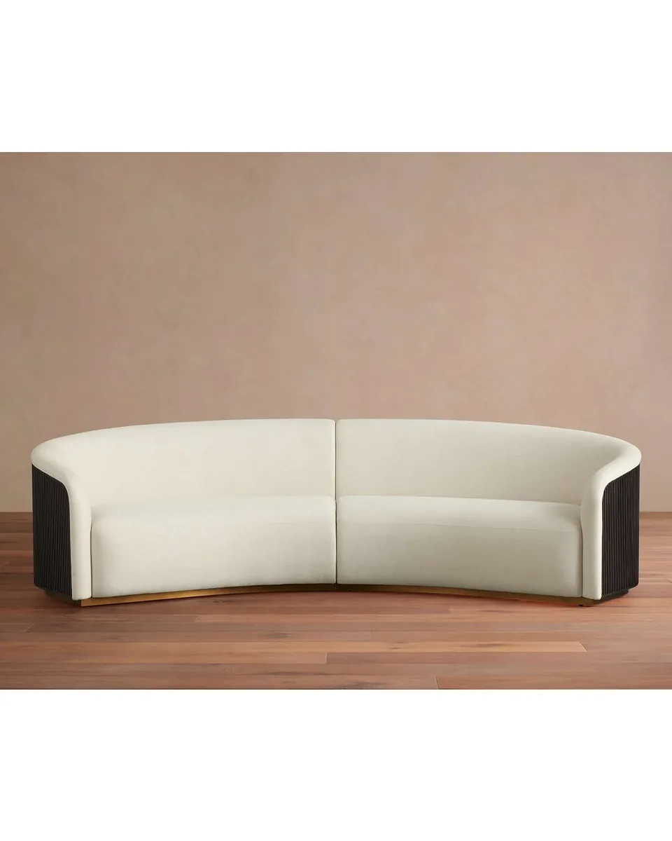 Finnley Two-Piece Curved Sectional