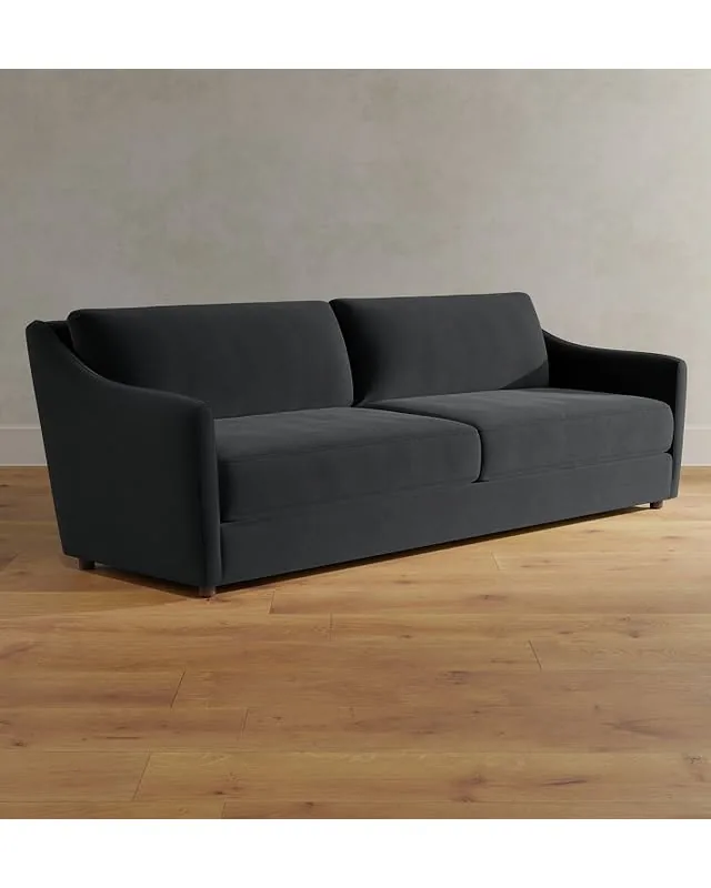 Luanna Sofa 8ft Studio Multi Cushion Cannes Velvet Shadow