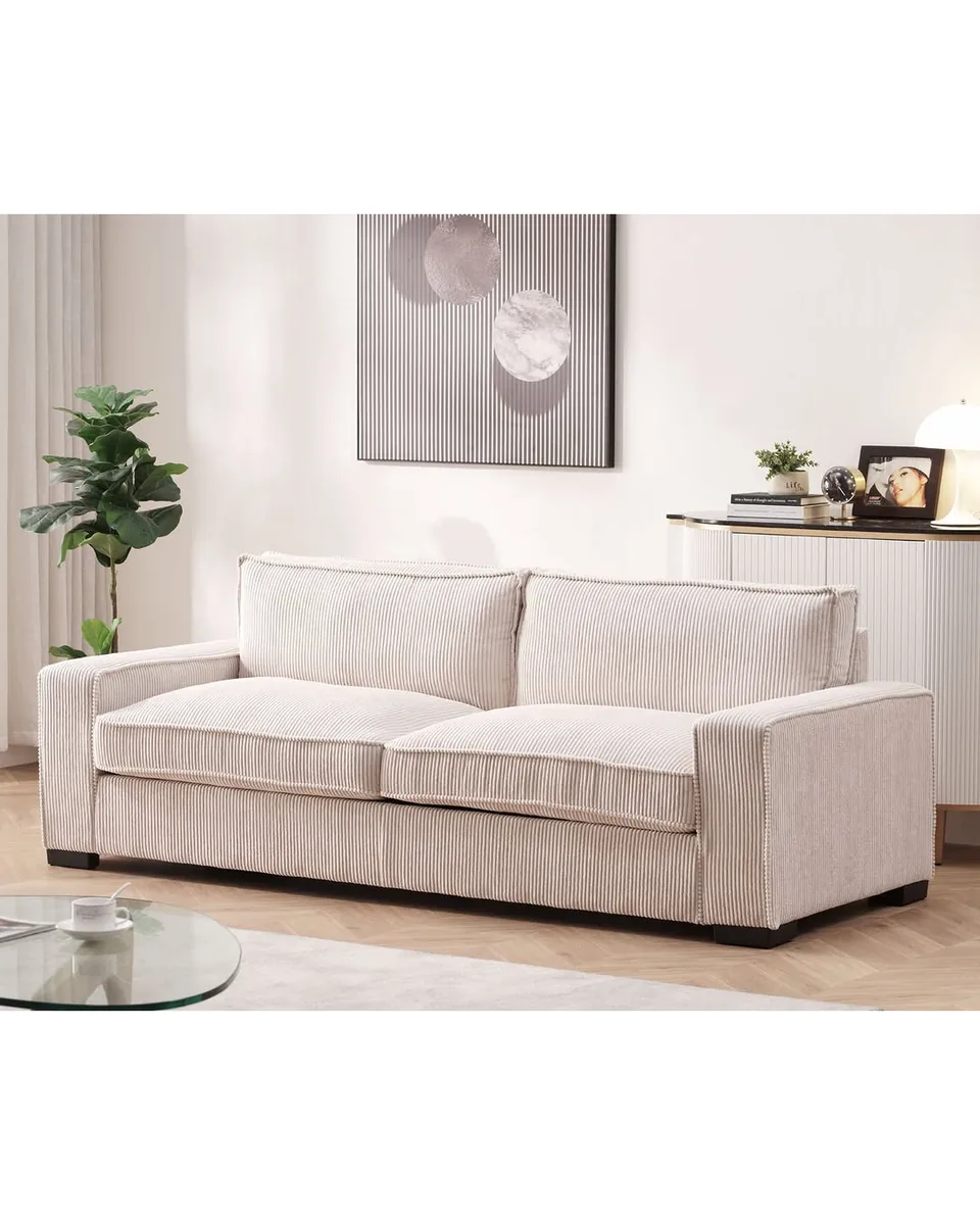 Luxe - Sofa With Sleek Design, Spacious And Comfortable 3 Seater Couch
