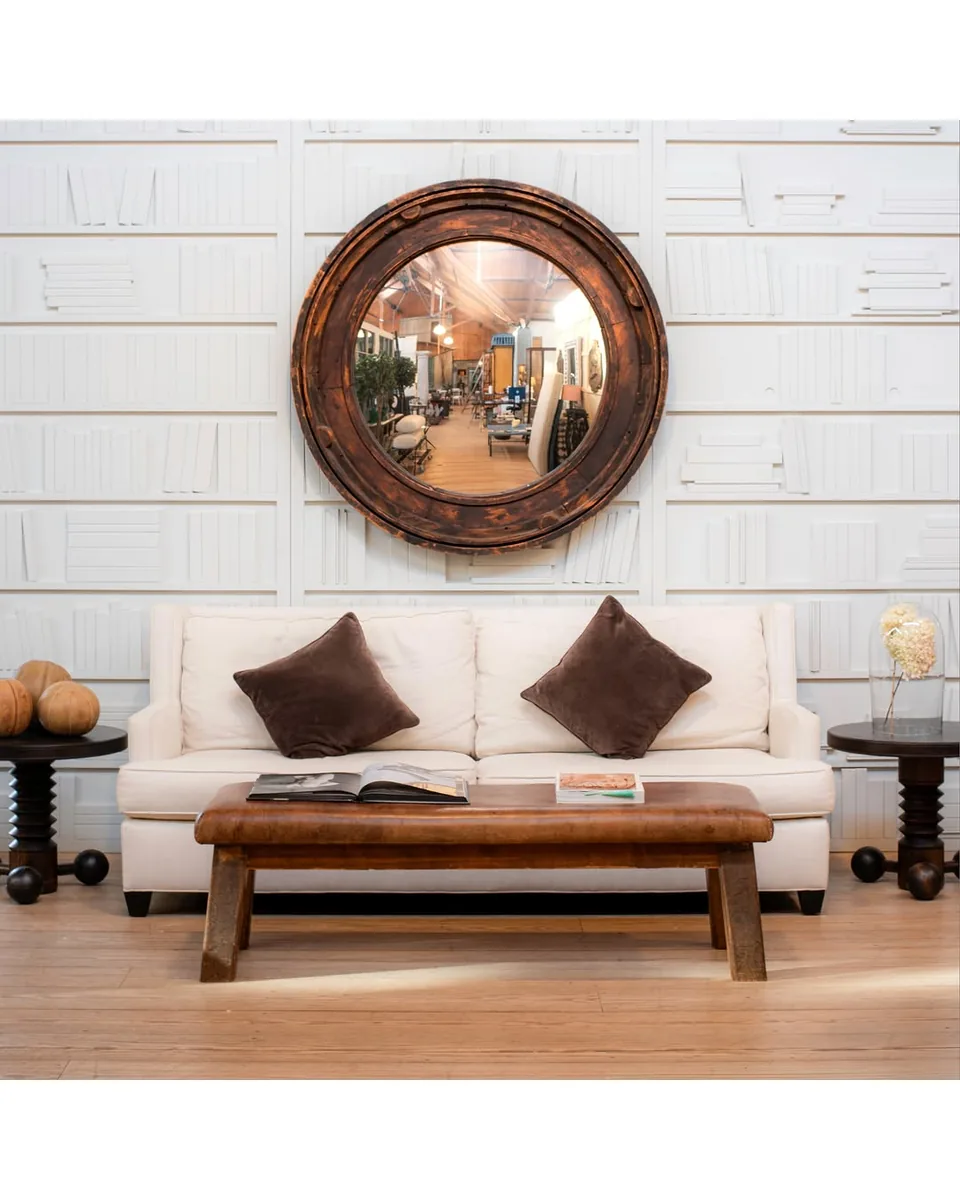 Vintage Mitchell Gold Linen Sofa