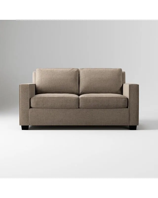 Henry 66" Multi Seat Sofa, Performance Distressed Velvet, Mocha, Chocolate