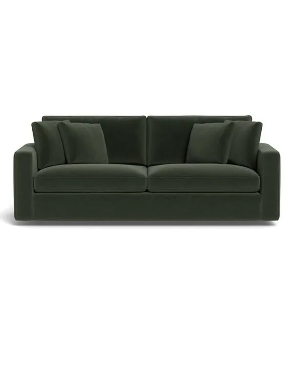 James Custom Sleeper Sofa in Army Performance Brushed Knit - Customize Color, Size & More