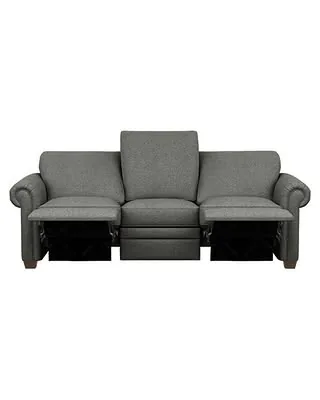 Conor Incliner in Blue/Brown/Coral, 88"w x 39"d x 38"h by ETHAN ALLEN