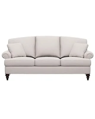 Hyde Sofa in Black/Blue/Brown, 88"w x 43"d x 38"h by ETHAN ALLEN