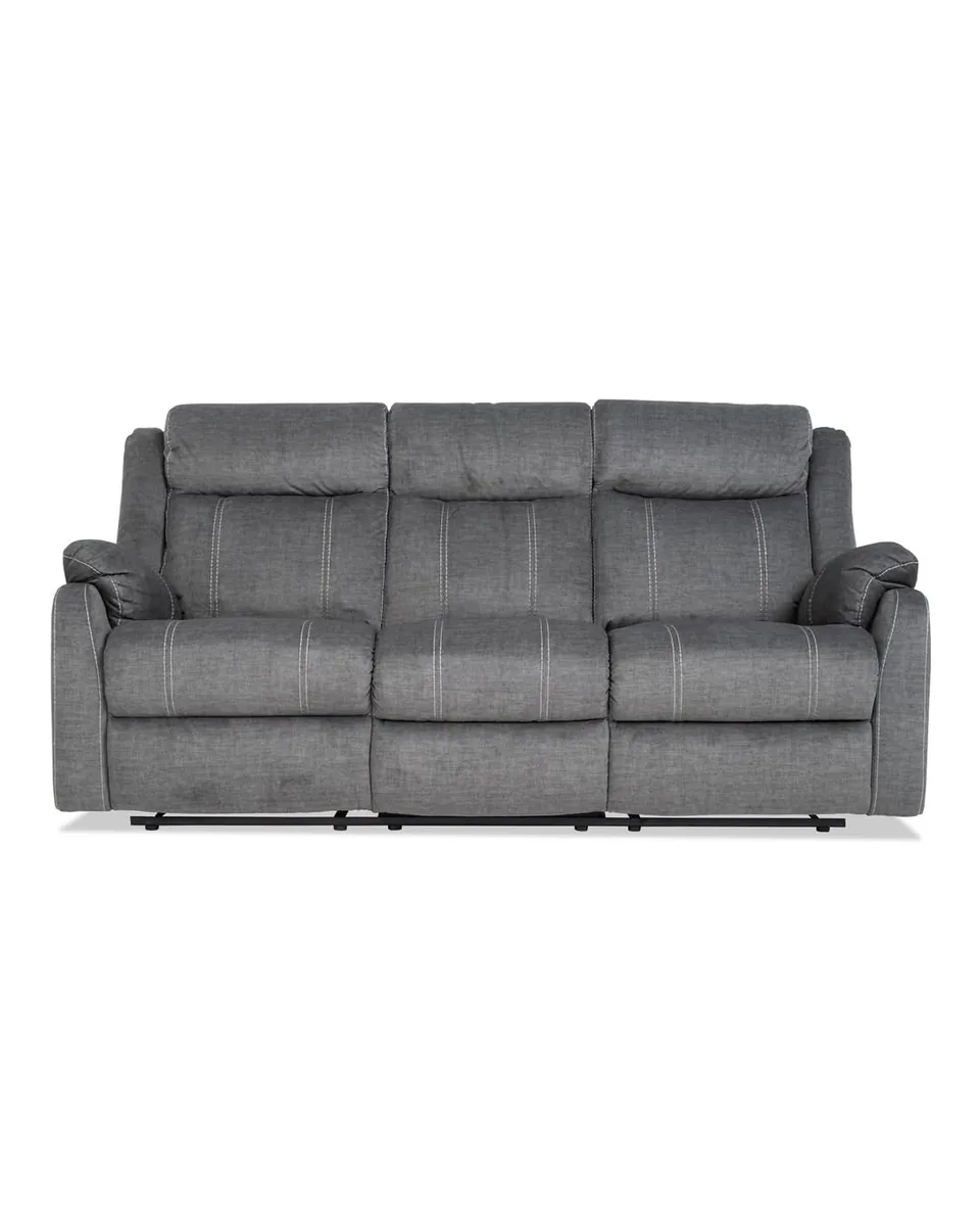 Lagoon Gray 81'' Manual Reclining Sofa