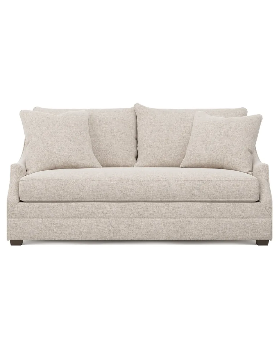 Romilly Straw Performance Bench Cushion Sofa