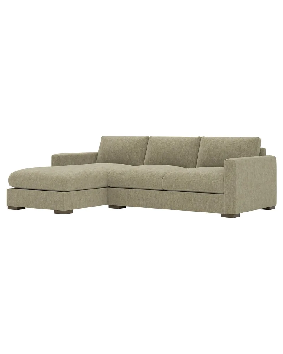 Curtis Rosemary Chaise Sectional - Left Chaise