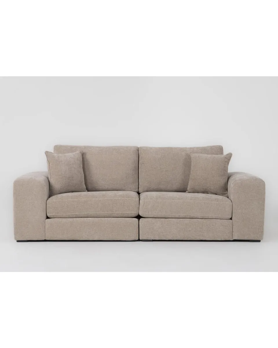 Kai Mocha 96" 2 Piece Apartment Sofa