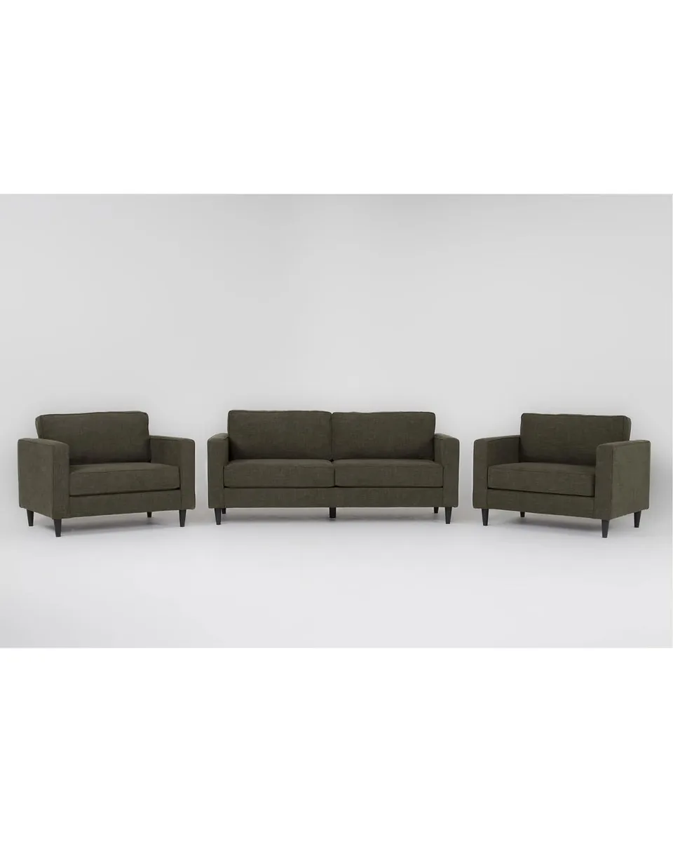 Calais Iii  Modern 3 Piece Sofa|2 Chair Set